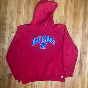 Russell Athletic Red Ole Miss Hoodie